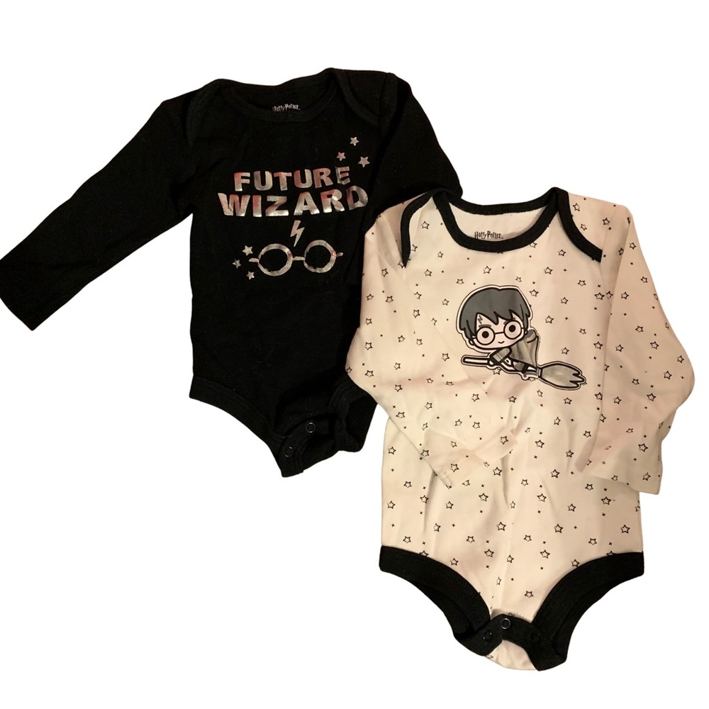 6 month Harry Potter long sleeve bodysuits